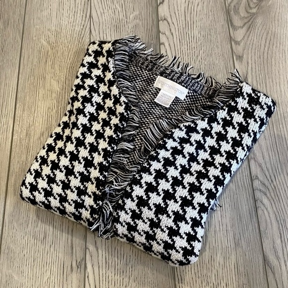 Worthington Sweater Blazer Women’s Size Medium Houndstooth Stretch Fit Jacket - Picture 15 of 15